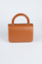 Abendtasche Leder Hellbraun KC264