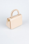 Abendtasche Leder Hautfarben KC264