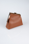 Abendtaschen Leder Hellbraun KC475