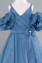 Abendkleid für Kinder Lang Indigo ABU4827