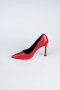 Stiletto Lackleder Rot AB1133