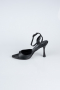 Party-Schuhe Leder Schwarz AB1134