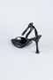 Party-Schuhe Leder Schwarz AB1134