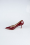 Stiletto Lackleder Weinrot AB1135
