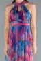 Sächsischblau Abschlusskleid Lang ABU674