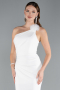 Standesamtkleid Lang Weiß ABU4891