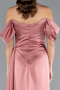 Zwiebelschale Abendkleid Satin Lang ABU2661