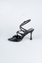 Party-Schuhe Leder Schwarz AB1136