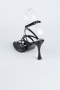 Party-Schuhe Leder Schwarz AB1136