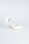 Stiletto Haut Weiß AB1139