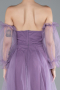 Lila Abendkleid Lang ABU2076