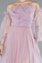 Puder Abendkleid Lang ABU2076