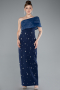 Partykleid Midi Marineblau ABK2337