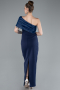 Partykleid Midi Marineblau ABK2337