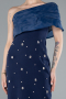 Partykleid Midi Marineblau ABK2337