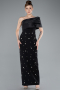 Partykleid Midi Schwarz ABK2337