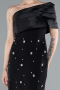 Partykleid Midi Schwarz ABK2337