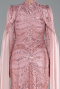 Hijab-Abendkleid Lang Puder ABU4930