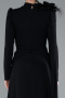 Hijab-Abendkleid Lang Schwarz ABU4934