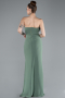 Khaki Abendkleid Lang ABU4213