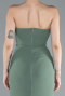 Khaki Abendkleid Lang ABU4213