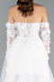 Hochzeitskleider Mini Weiß ABG133