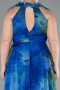 Abendkleid in Übergröße Lang Meergrün ABU4902