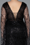 Abendkleid in Übergröße Lang Schwarz ABU4945