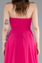 Abschlusskleid Lang Chiffon Fuchsie ABU4966