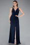 Abendkleid Lang Marineblau ABU4967