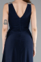 Abendkleid Lang Marineblau ABU4967