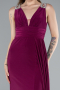 Abendkleid Lang Pflaume ABU4967