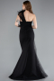 Abendkleid Lang Schwarz ABU4969