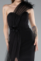 Abendkleid Lang Schwarz ABU4969