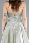 Abendkleid Lang Satin Minzgrün ABU4975