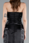 Partykleid Mini Satin Schwarz ABK2353
