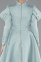 Hijab-Abendkleid Midi Minzgrün ABK2351