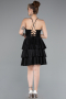 Partykleid Kurz Schwarz ABK2357