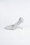 Silber Stiletto Steinbesetzt AB1138