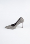 Platin Stiletto Steinbesetzt AB1138