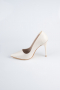Stiletto Leder Beige AB1140