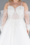 Hochzeitskleider Lang Weiß ABG118