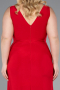 Abendkleid in Übergröße Lang Rot ABU4968