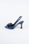 Sächsischblau Party-Schuhe Satin MJES4100