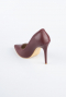 Weinrot Stiletto Leder AB1140