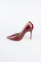 Weinrot Stiletto Lackleder ABR1140