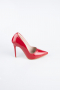 Rot Stiletto Lackleder ABR1140
