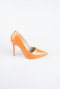 Orange Stiletto Lackleder ABR1140