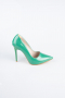 Grün Stiletto Lackleder ABR1140