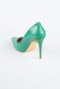 Grün Stiletto Lackleder ABR1140